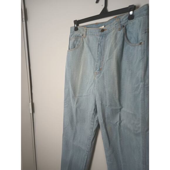 Vintage Haband Mens 38 Blue Light Wash Denim Pants NWT Gift 70s 80s - Picture 2 of 7